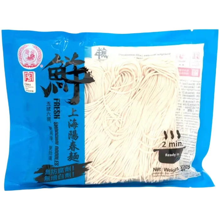 YUANFU Frische Shanghai Nudeln 400G