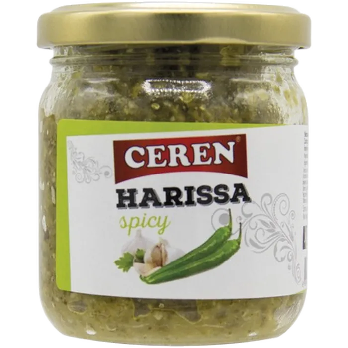 CEREN Harissa spicy green Glas 190G