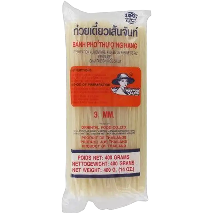 FARMER Rice Sticks 3mm Straight 400G