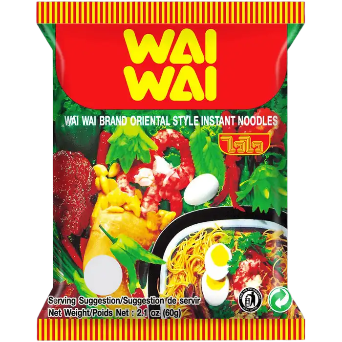 WAI WAI Inst. Nudeln Oriental Style 60G