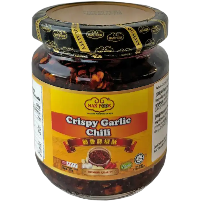 Man Fook Crispy Garlic Chilli 170G