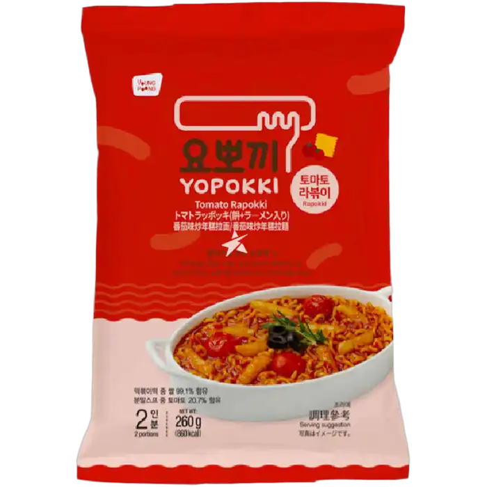 YOUNGPOONG Yopokki 260G Rapokki Tomato Pouch
