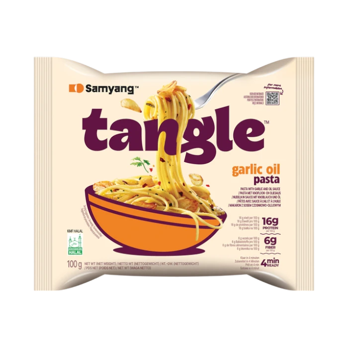 Samyang Tangle Pasta Mit Knoblauch Öl 105g