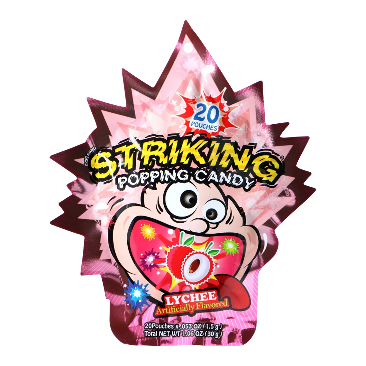 STRIKING Popping Candy Lychee 30G