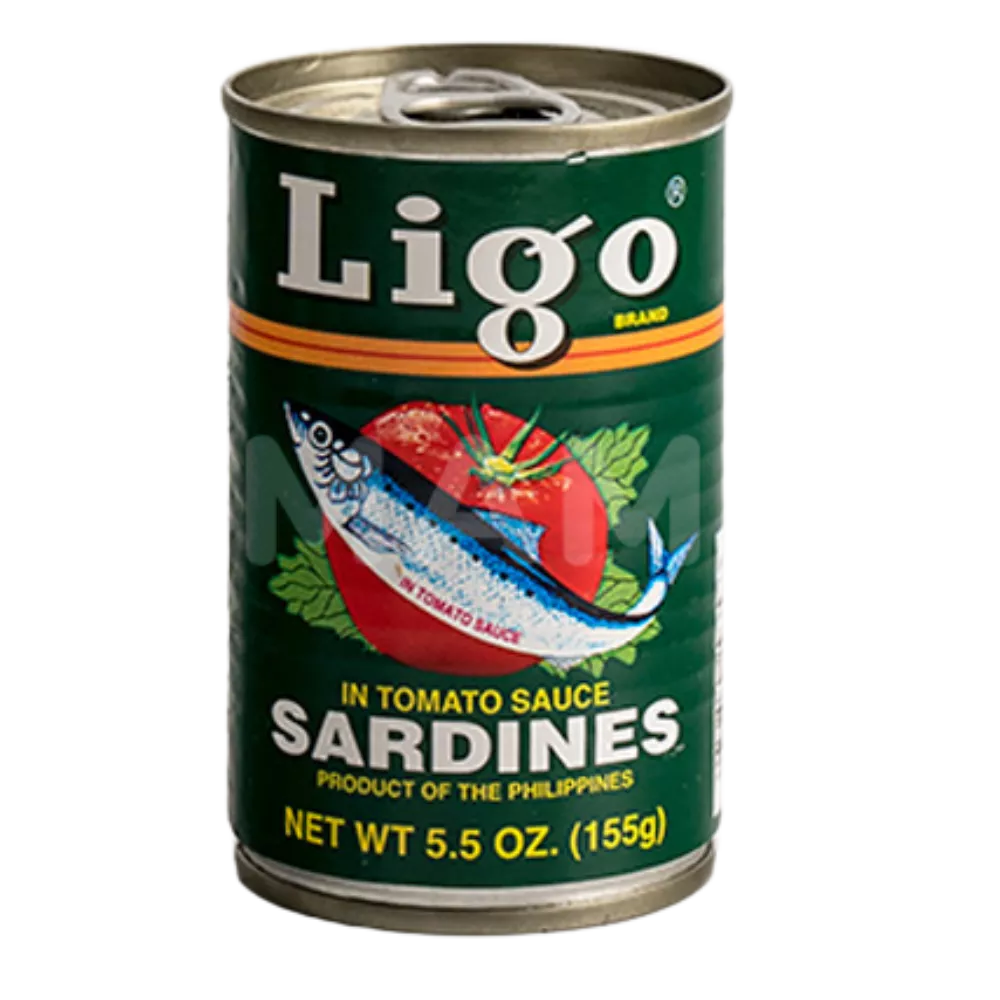 LIGO Sardines Tom. Sauce Green Can 155G