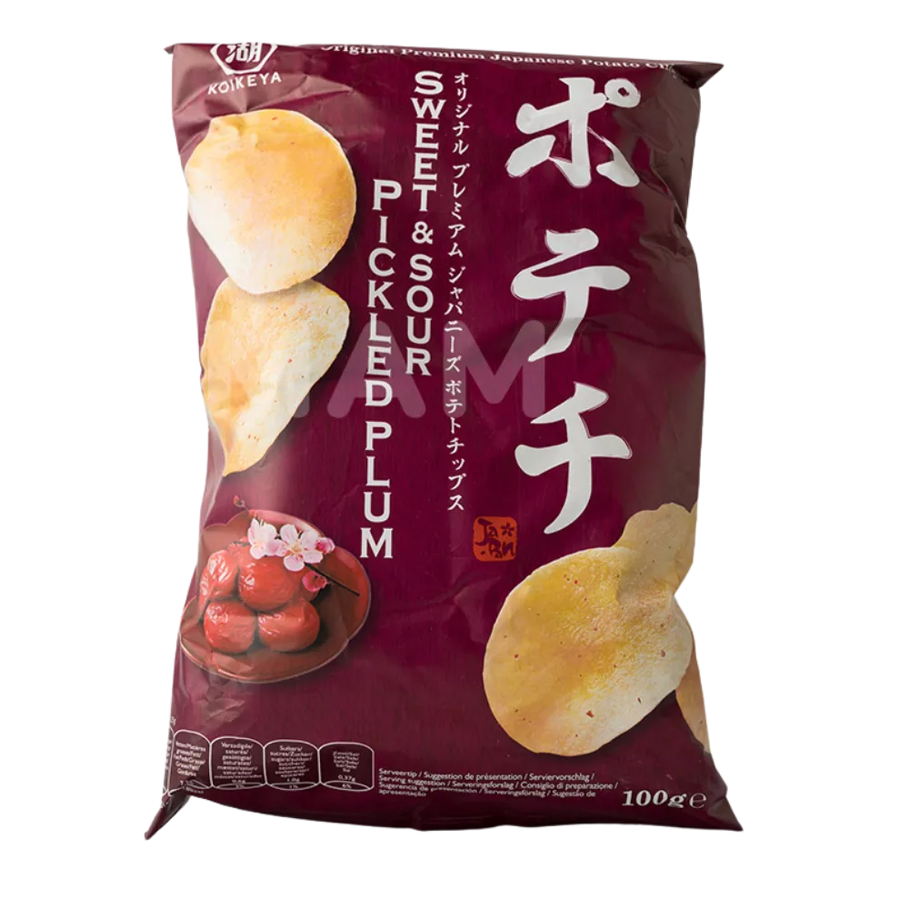 KOIKEYA Potato Chips Salted Plum 100G