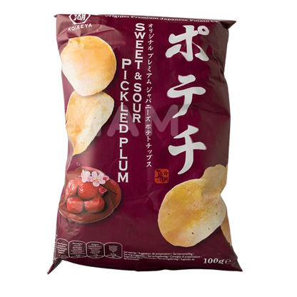 KOIKEYA Potato Chips Salted Plum 100G