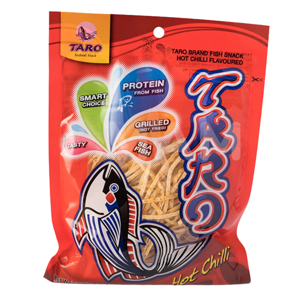 TARO fish snacks BBQ 52G
