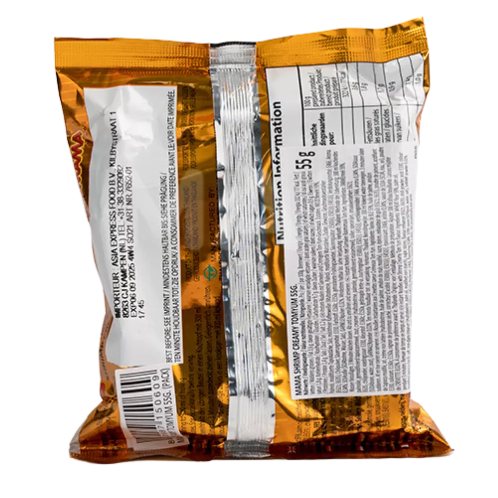 MAMA Oriental Style Shrimp Creamy Tom Yum 55G