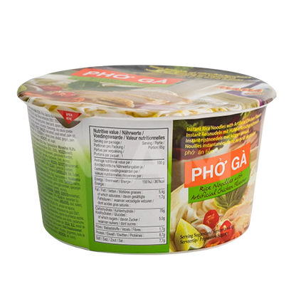 MAMA Instant Reisnudeln Pho Ga Bowl 65G