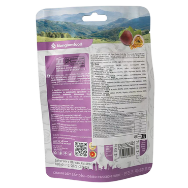 NONGLAMFOOD Getrocknete Passionsfrucht 45G