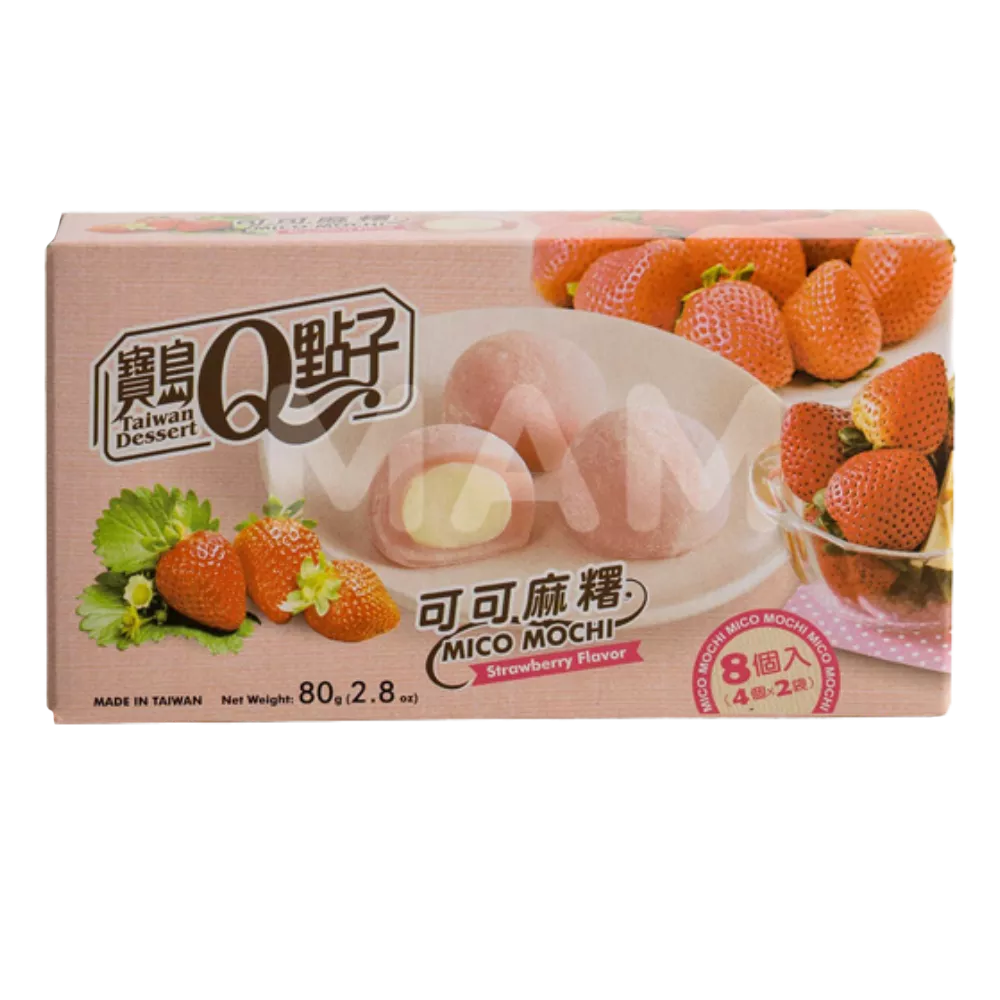 TW Q Mico Mochi Strawberry 80G