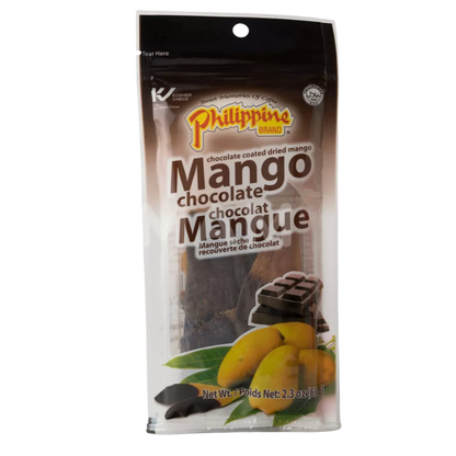 PHILIPPINE BRAND Dried Mangoes Chocolate 68G
