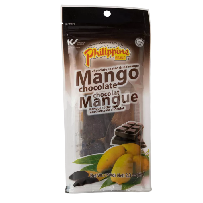 PHILIPPINE BRAND Dried Mangoes Chocolate 68G