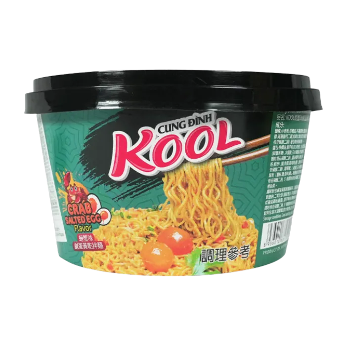 KOOL Inst. Noodle Salted Egg Flav. Bowl 92g
