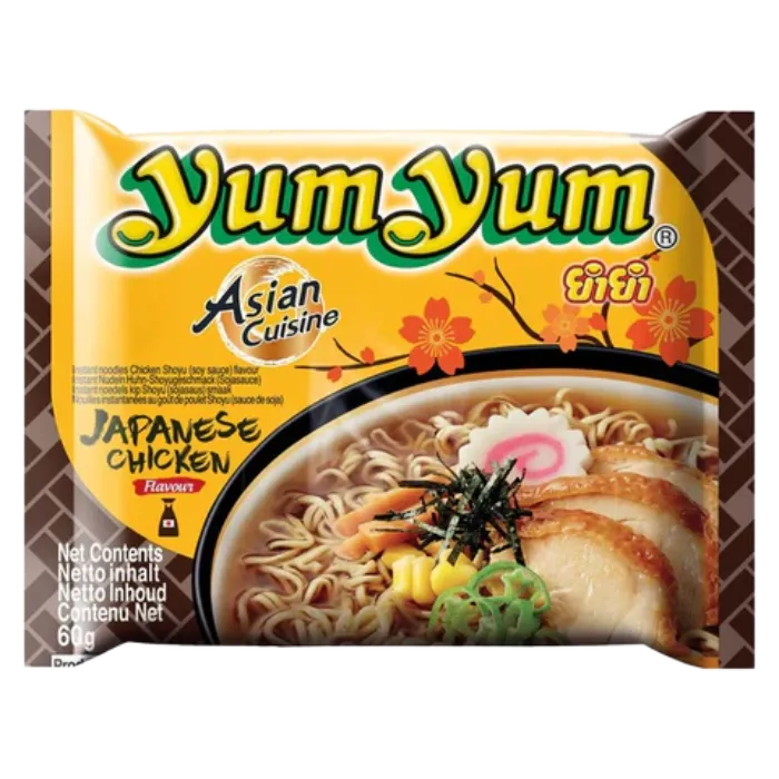 YUM YUM Instant Noodles Shoyu Sauce Pk 60g
