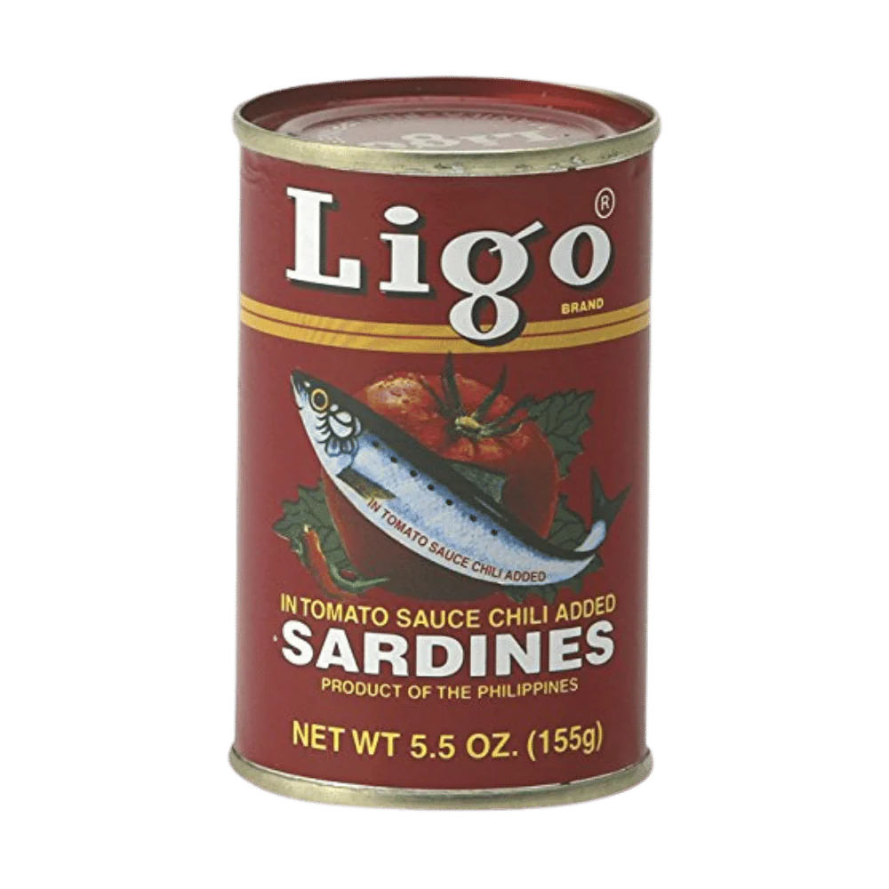 LIGO Sardines Tom. Sauce Hot\Red Can 155G