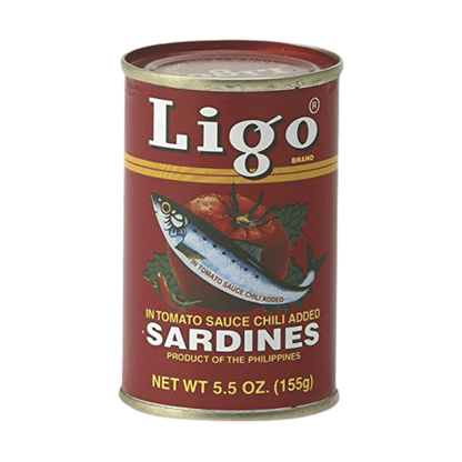 LIGO Sardines Tom. Sauce Hot\Red Can 155G