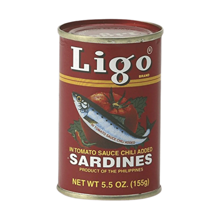 LIGO Sardines Tom. Sauce Hot\Red Can 155G
