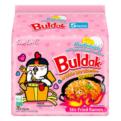 SAMYANG Buldak Carbonara Hot Chicken Ramen 5x130G