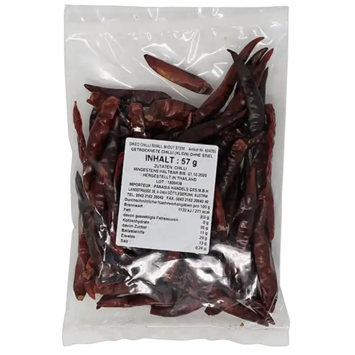 COCK BRAND Dried Chilli Getrocknet 57G