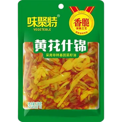 Eingelegtes Senfgemüse mit Taglilien 138G