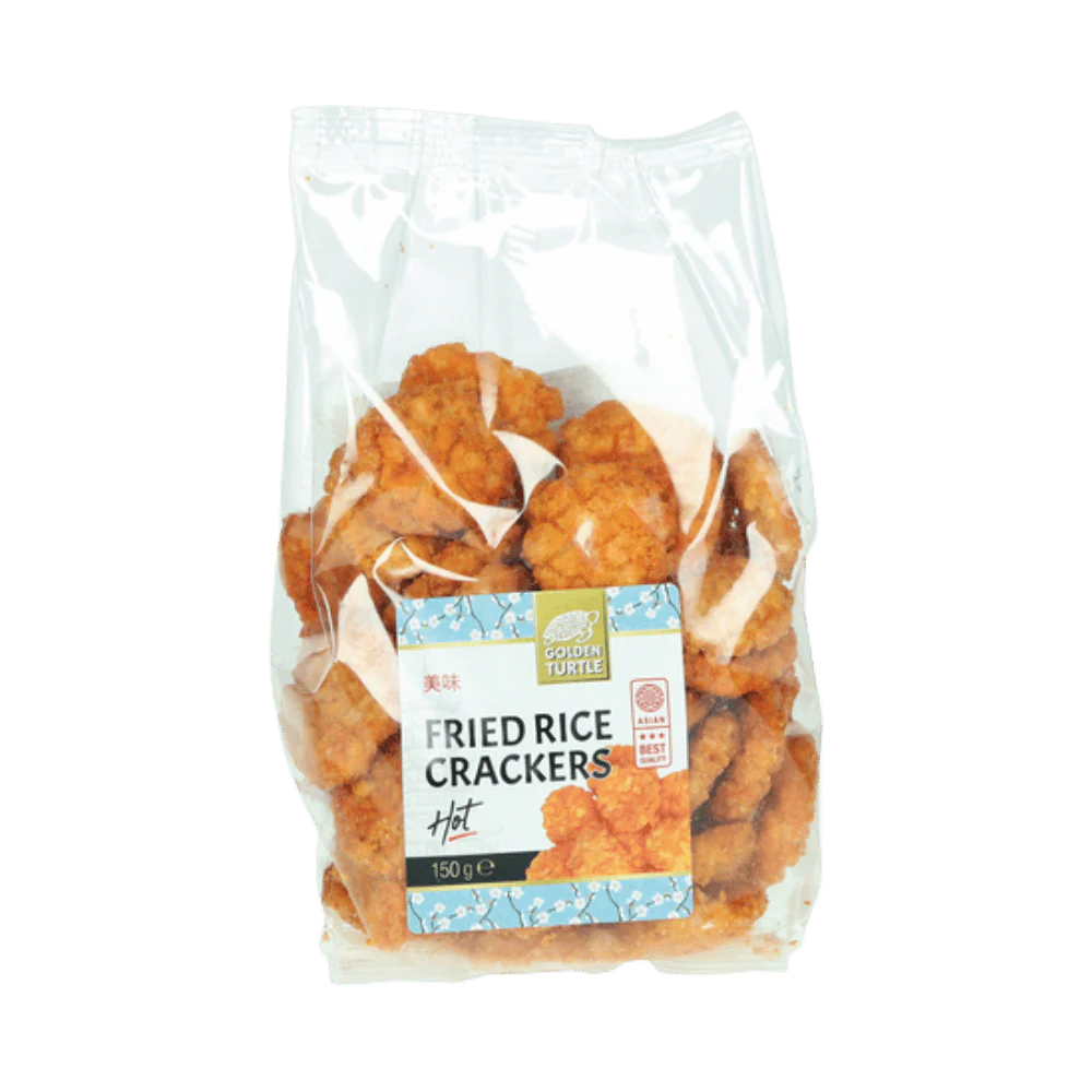 GOLDEN TURTLE Frittierte Reiscracker Scharf 150G