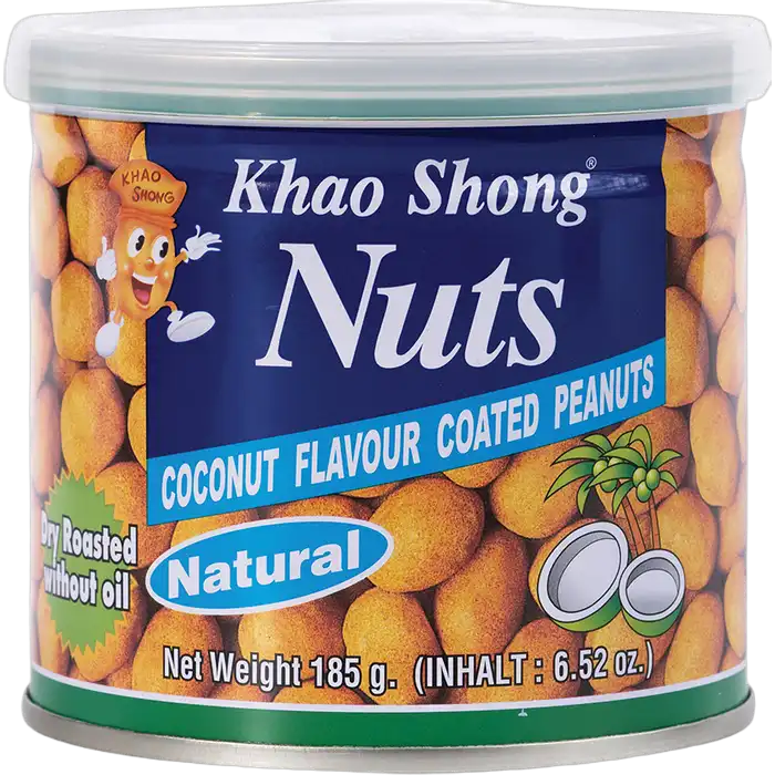 KHAO SHONG Coconut Peanuts, Erdnüsse 185G