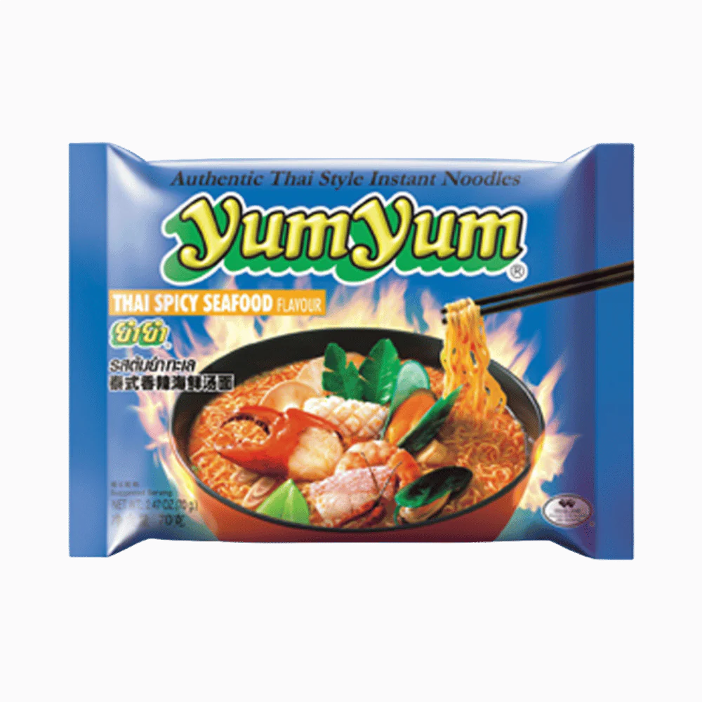 YUM YUM Instant Nudeln Thai Spicy Seafood Pk 70g