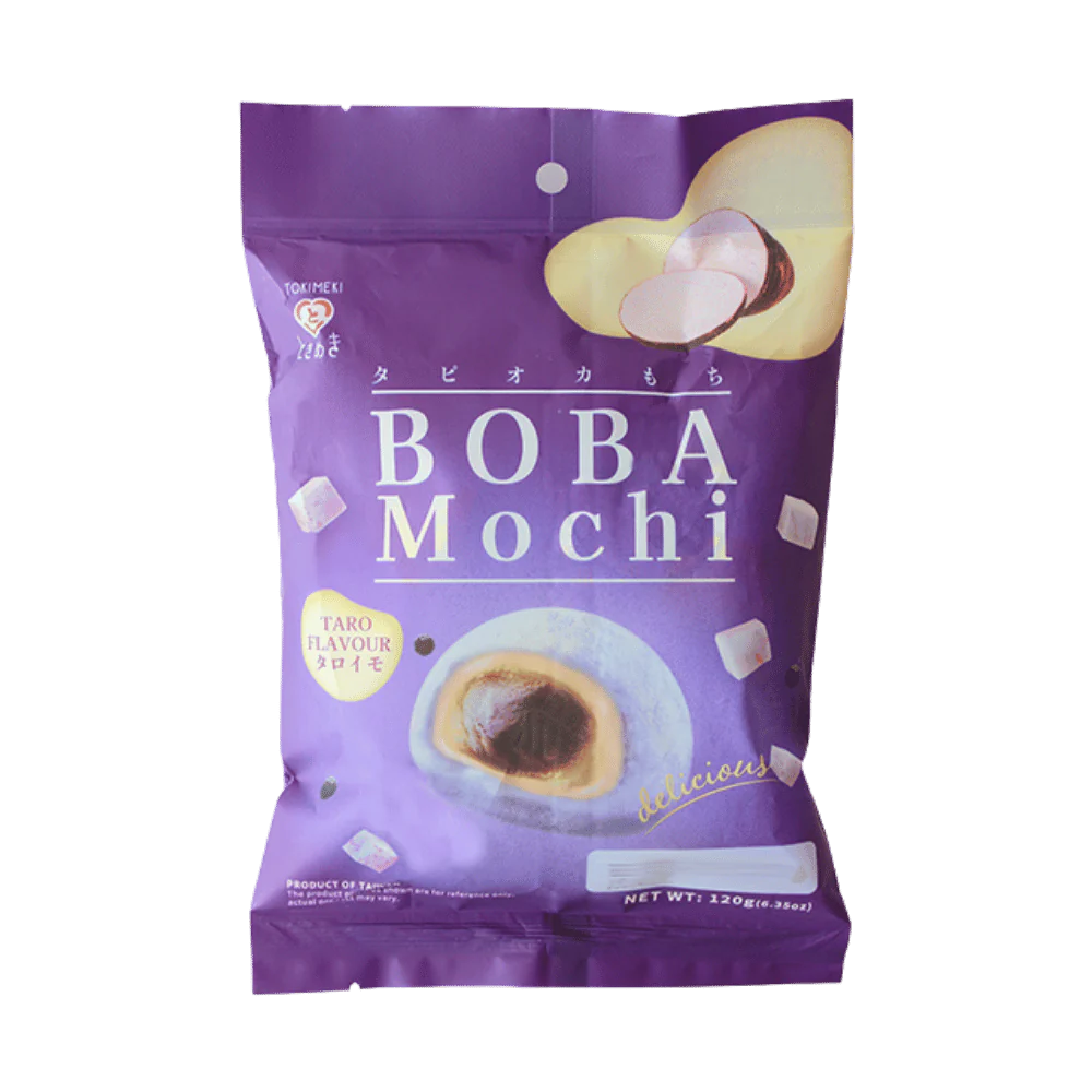 TOKIMEKI Mochi Bag Boba Taro Flavour 120G