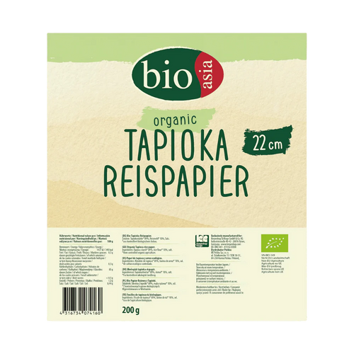 BIOASIA Organic Tapioca Rice Paper 200G