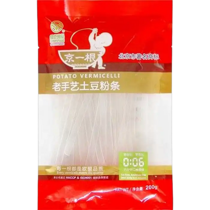 JING YI GEN Kartoffel- Nudeln Breit 200G