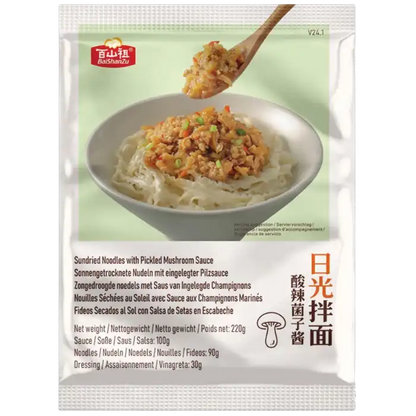 BAISHANZU Getrocknete Nudeln Pilzsauce 220G