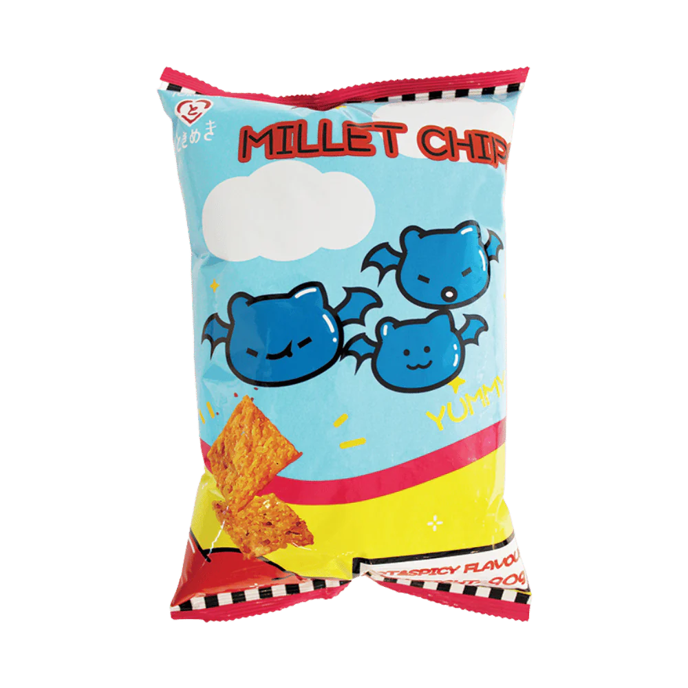 TOKIMEKI Millet Crisps Hot&Spicy  Hirsesnack 90G