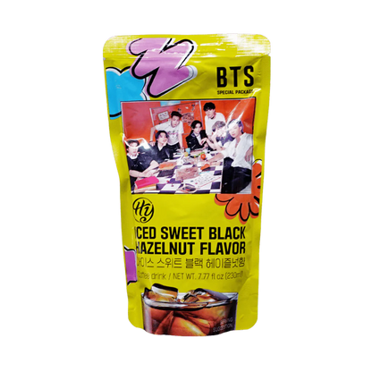 HY BTS Iced Sweet Black Hazelnut Coffee 230ML