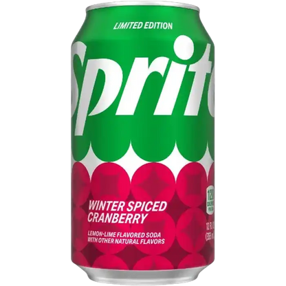 SPRITE Winter Spiced Cranberry (USA) 355ML