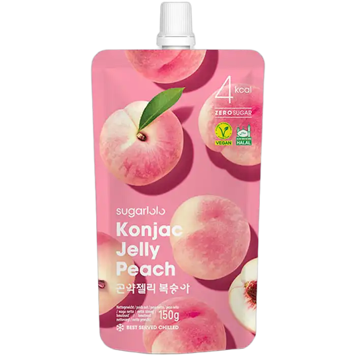 SUGARLOLO Konjac Jelly Peach Flavor 150G