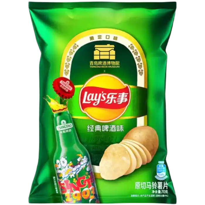 LAY'S Kartoffelchips Tsingtao Beer 70G