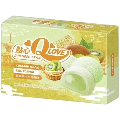QLOVE Custard Mochi Kiwi 168G