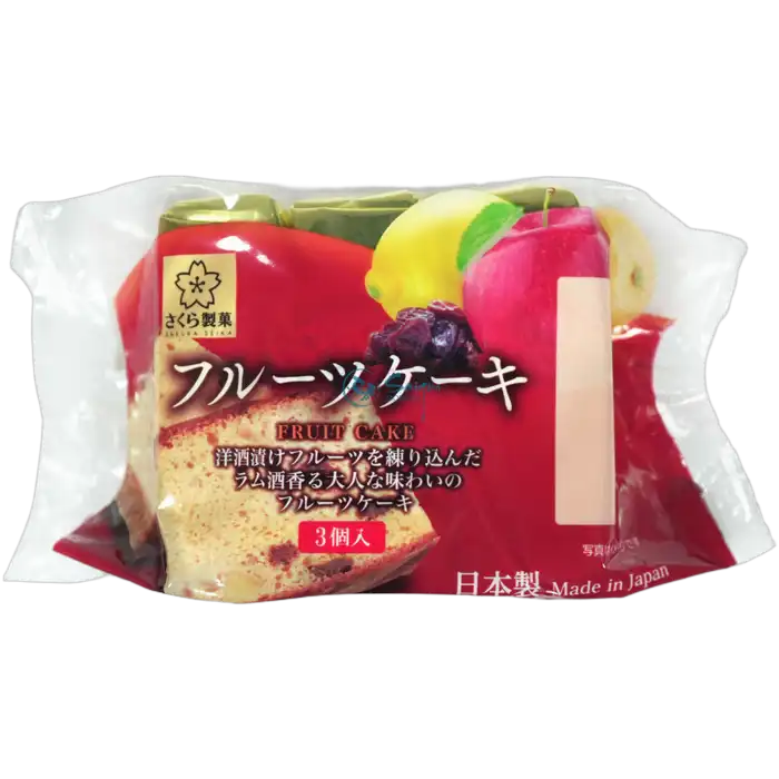 SAKURA Castella Fruit Cake 120G