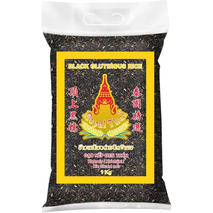 ROYAL THAI Klebereis schwarz 1KG