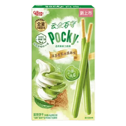 GLICO Pocky Matcha mit Vanilleeis 48g