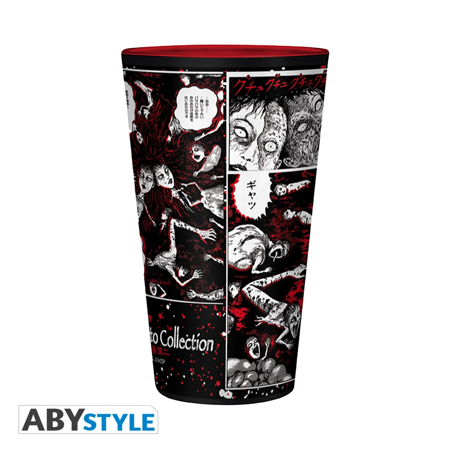 JUNJI ITO Large Glass 470ML Manga Arts