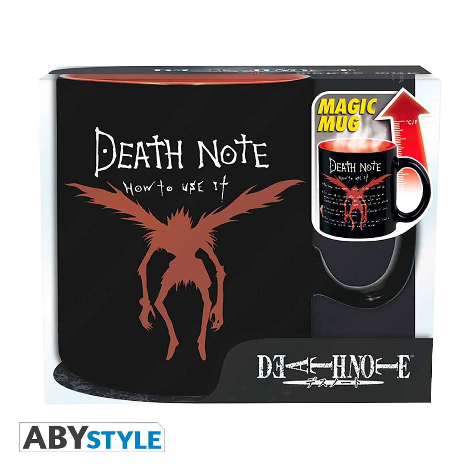DEATH NOTE Mug Heat Change Kira&Ryuk 460ml