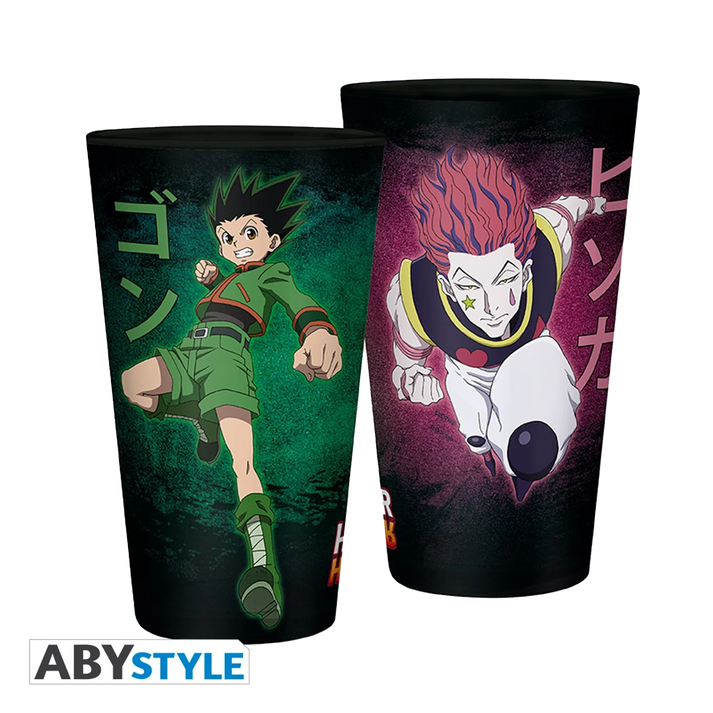 HUNTER X HUNTER Large Glass Gon vs Hisoka 400ML