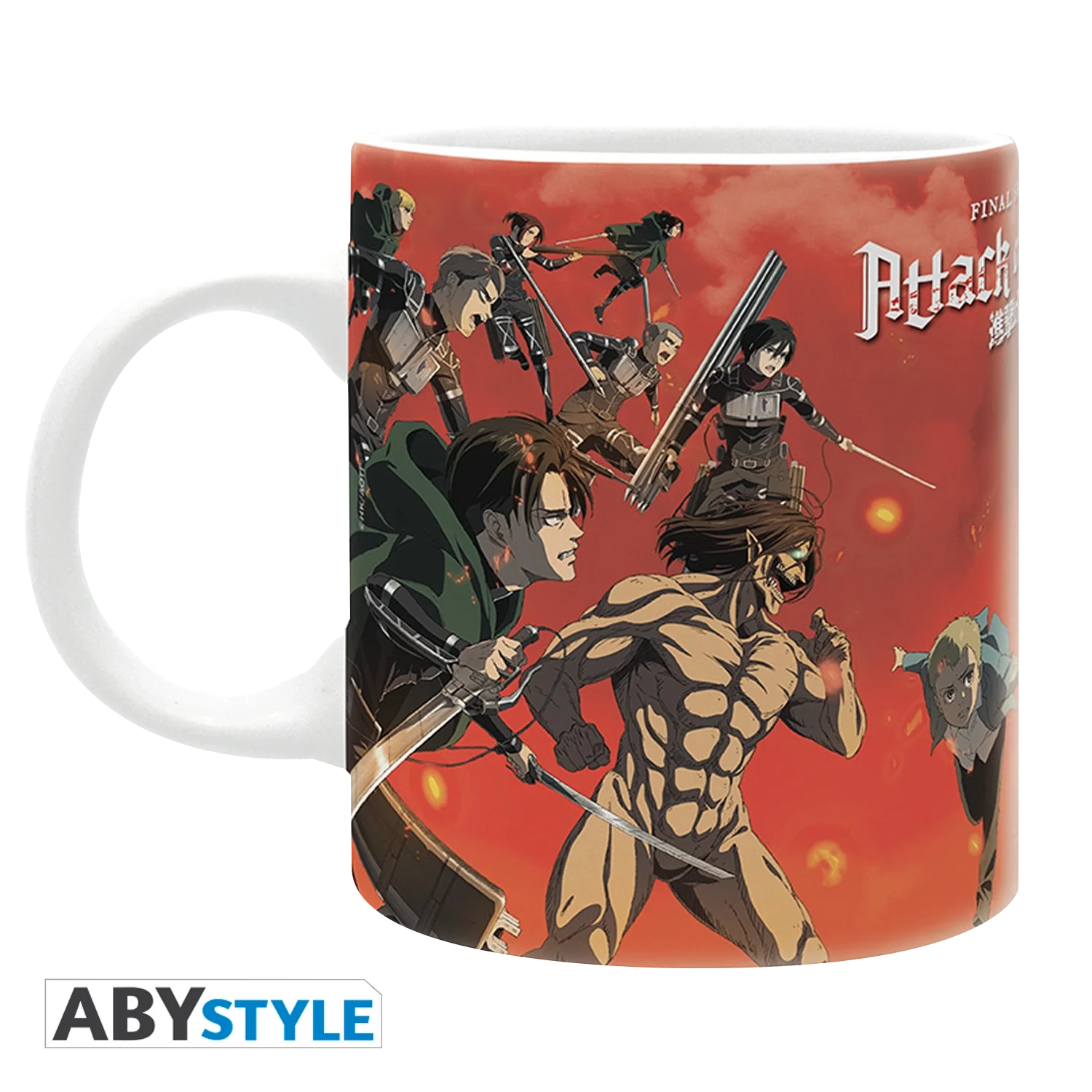 ATTACK ON TITAN Mug 320ml Battle Scene Season 4