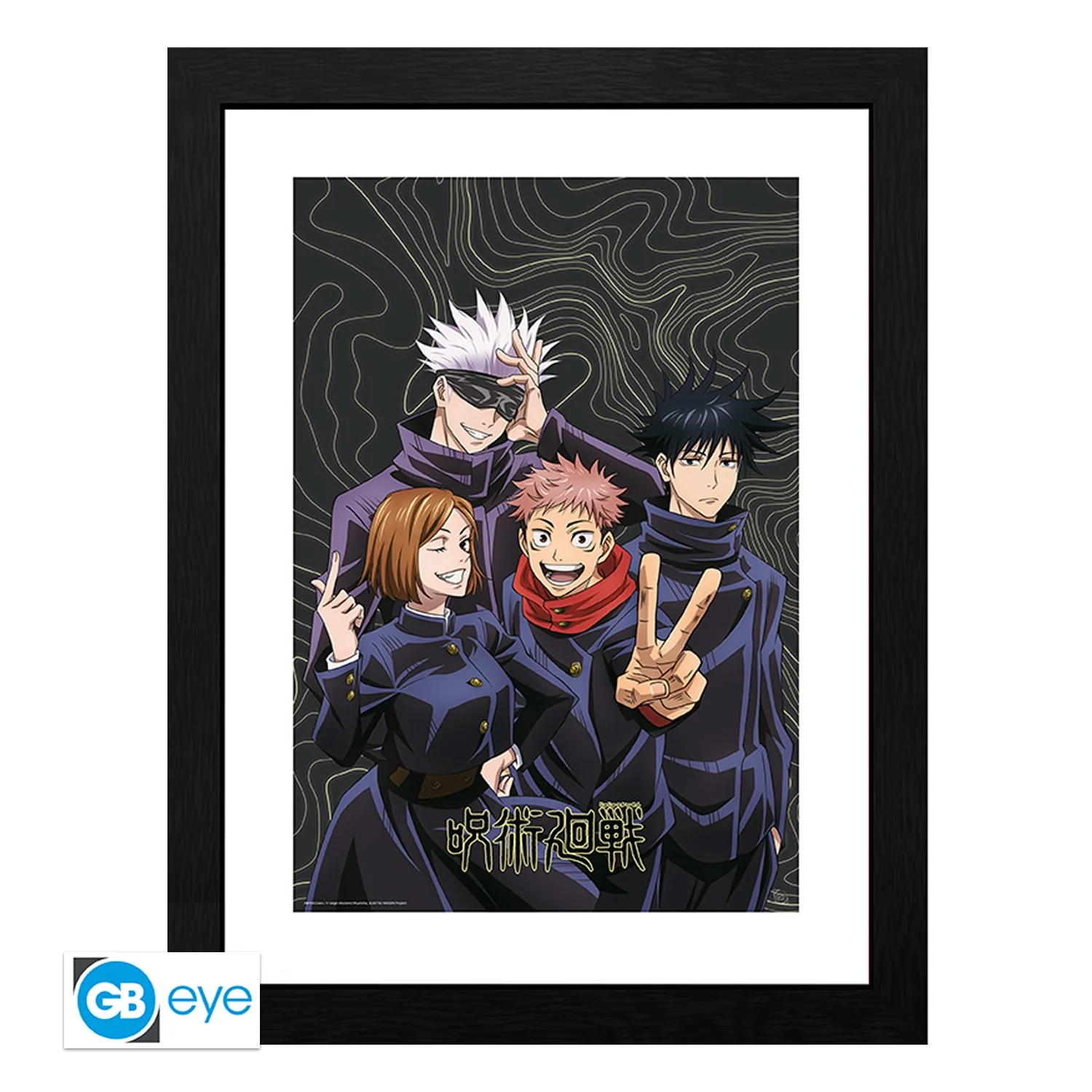 JUJUTSU KAISEN Framed Print Team Picture