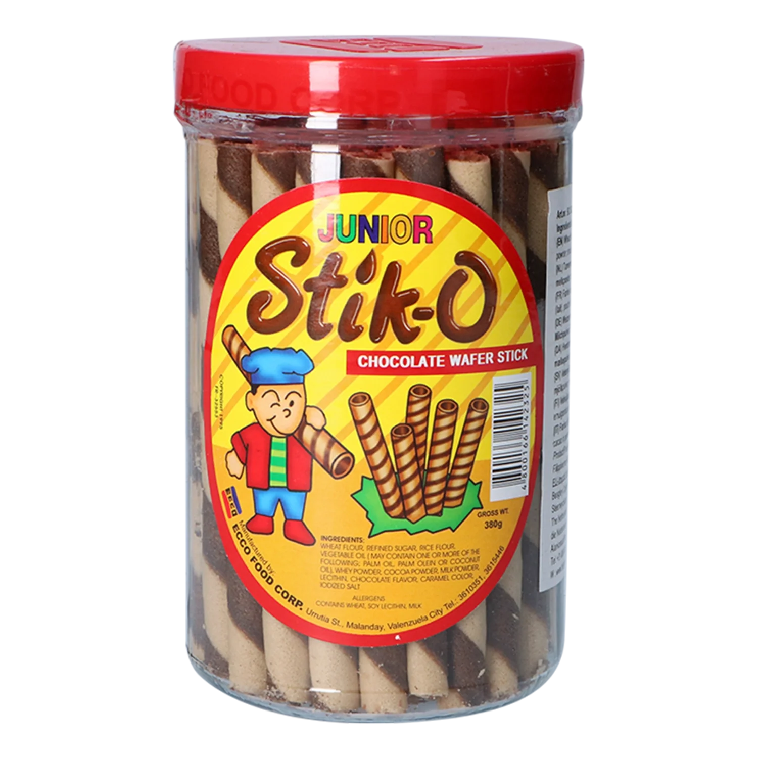STIK-O Wafer Sticks- Chocolate 380G