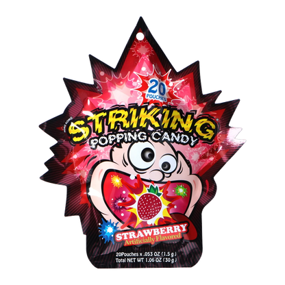 STRIKING Popping Candy Strawberry 30G