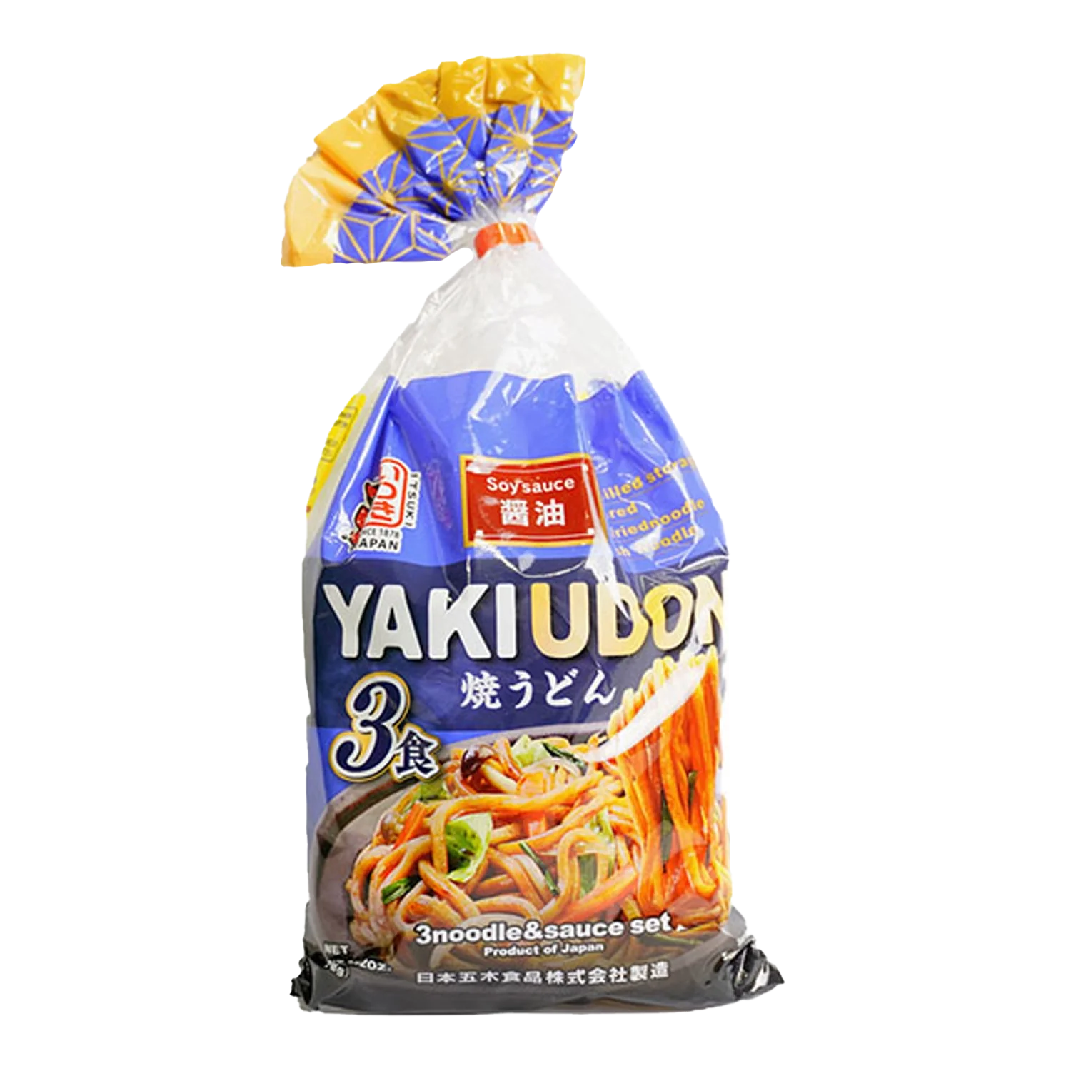 ITSUKI Yaki Udon Nudeln mit Soja Sauce 678G